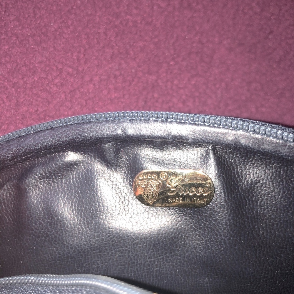 Authentic 💯Gucci blue Monogram cosmetic Bag! - Picture 13 of 16